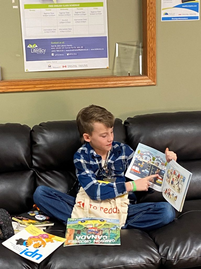 Max shows us some of his favourite books.